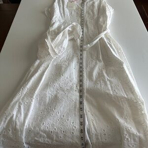 Alex Marie White Eyelet Dress